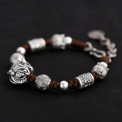 Guardian Lion Bead Bracelet for Good Fortune | Zen Ara Grove