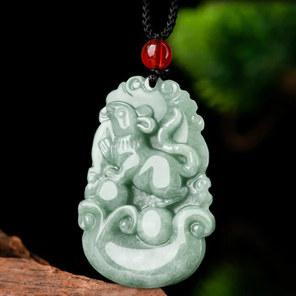 Chinese Zodiac Jade Pendant – Eternal Blessing & Protection | Zen Ara Grove