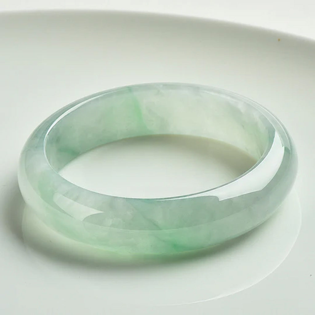 Serene Fortune – Natural Jade Bracelet in Soft Green | Zen Ara Grove