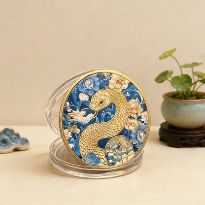 Colorful 12 Zodiac Challenge Coin Collection – Fortune & Harmony | Zen Ara Grove