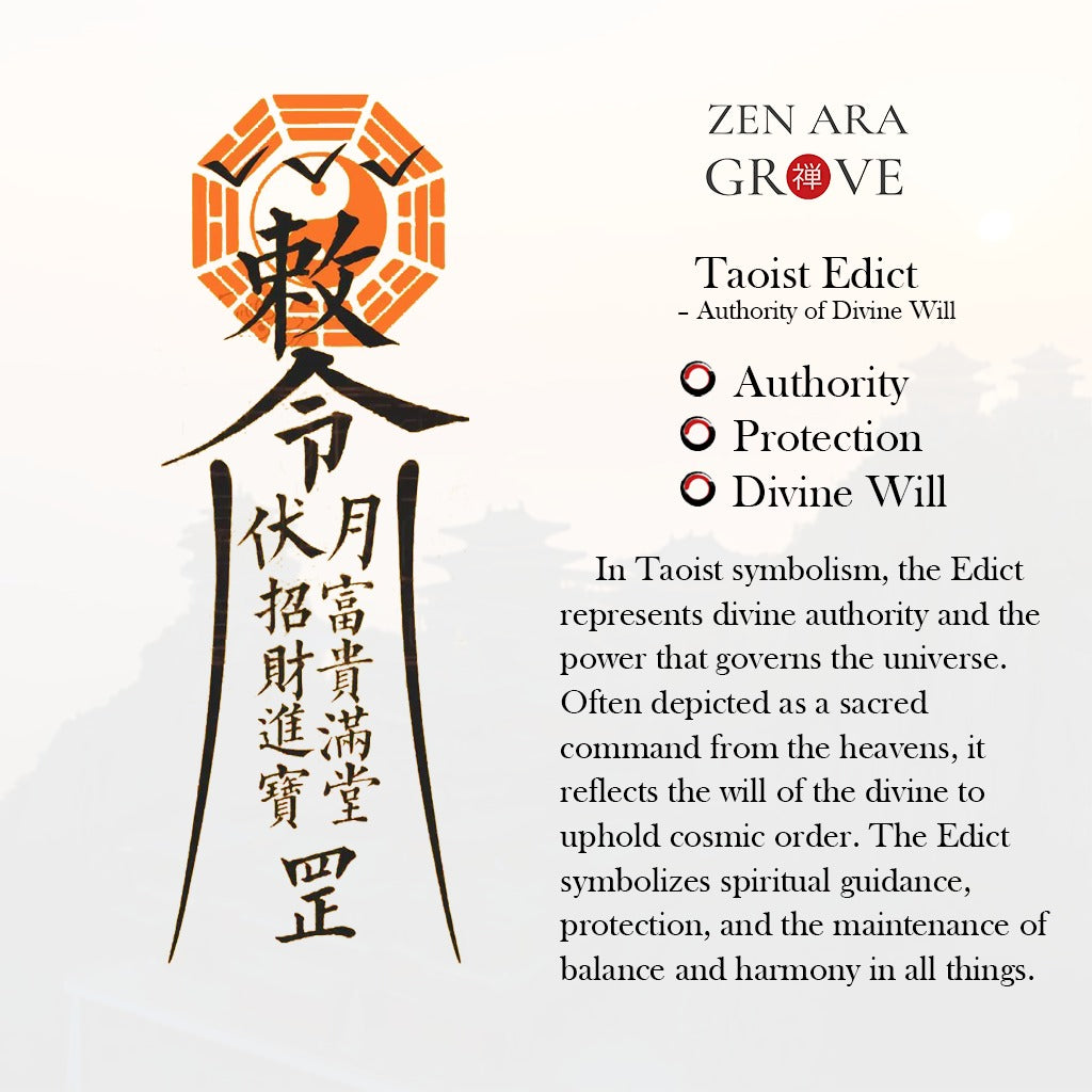 Orange Taisui Talisman Titanium Bracelet – Symbol of Protection and Courage | Zen Ara Grove
