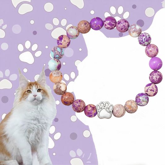 Maine Cat Imperial Stone Energy Bracelet | Zen Ara Grove