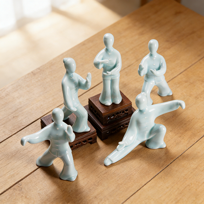 Elegant Female Tai Chi Master Figurine – Grace in Motion | Zen Ara Grove