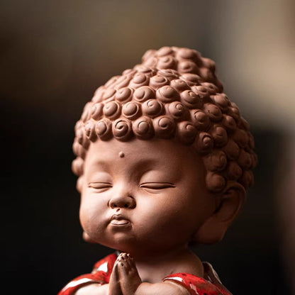 Handcrafted Porcelain Buddha Figurine – Serenity and Cultural Heritage | Zen Ara Grove