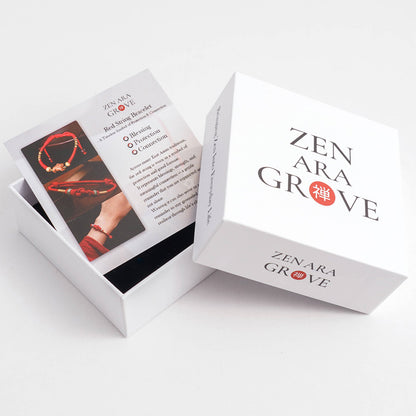 S925 Sterling Silver Chinese Zodiac Red String Bracelet – Handwoven Adjustable Lucky Charm | Zen Ara Grove