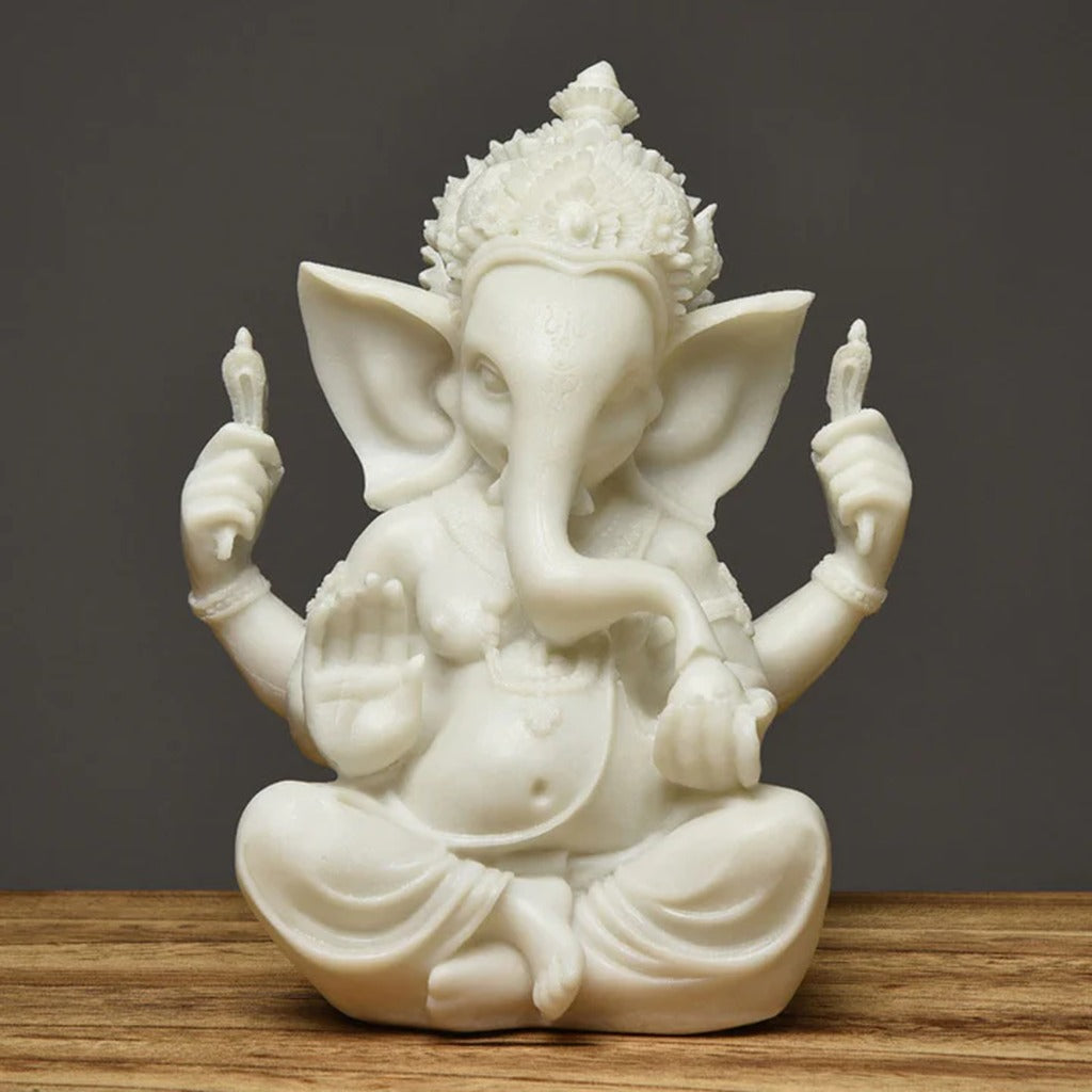Sandstone Ganesha Statue – Symbol of Wisdom and Good Fortune | Zen Ara Grove