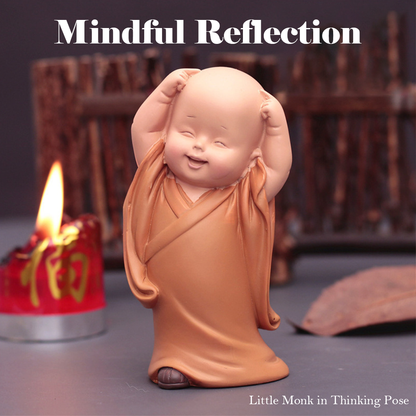Cute Zen Monk Figurines| Zen Ara Grove