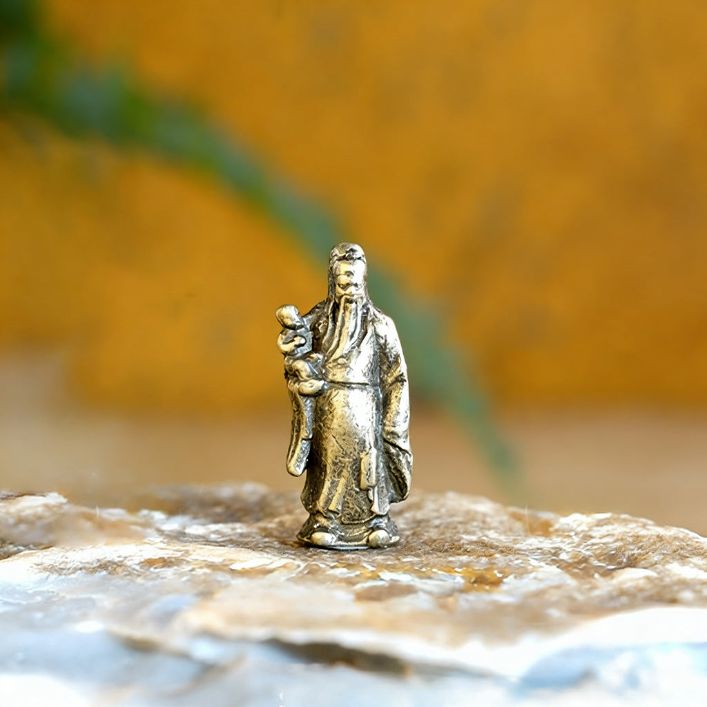 Mini Brass Figurines – Zen Series with Buddha, Bodhidharma, Guanyin, Animals & More – Symbol of Mindfulness | Zen Ara Grove