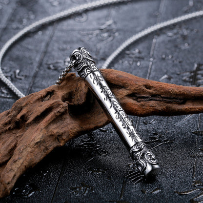 Ruyi Golden Staff Pendant – Wukong’s Symbol of Justice | Zen Ara Grove