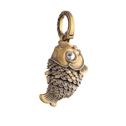 Lucky Koi Fish Pendant – Articulated Moving Tail for Stress Relief | Zen Ara Grove