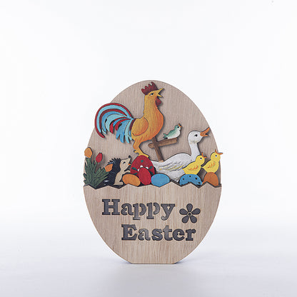 Easter Wooden LED Bunny & Chicken Décor – Symbol of Light & Hope | Zen Ara Grove