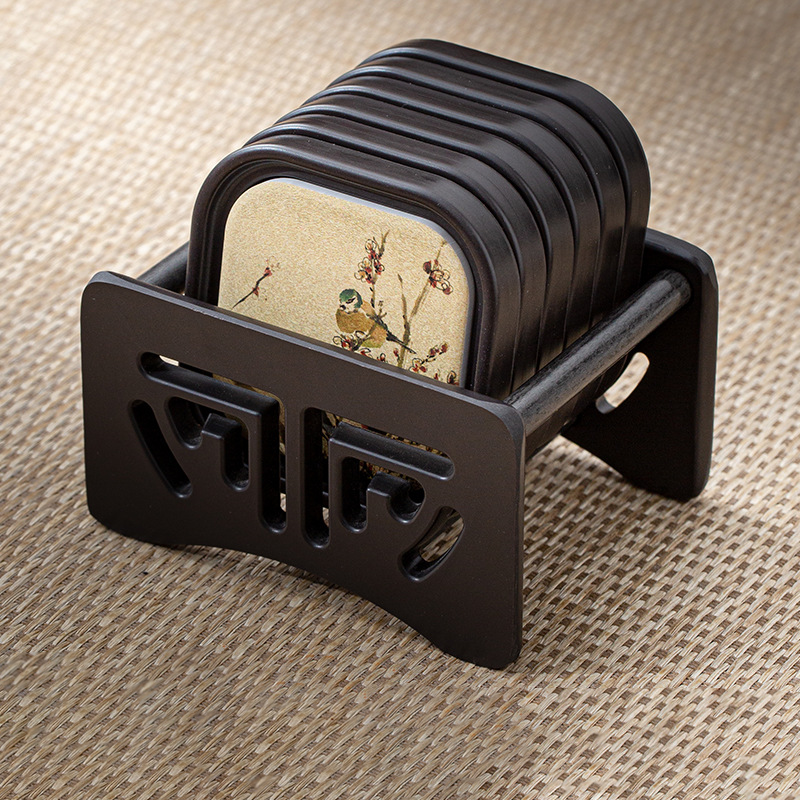 Oriental Zen Style Drink Coaster | Zen Ara Grove