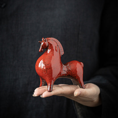 Tang Dynasty Ceramic Horse Figurine | Zen Ara Grove