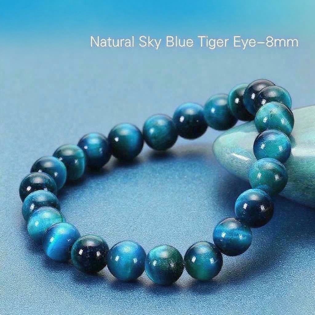 TODAY ONLY! Zen Blue Tiger Eye Beaded Bracelet | Zen Ara Grove