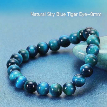 TODAY ONLY! Zen Blue Tiger Eye Beaded Bracelet | Zen Ara Grove