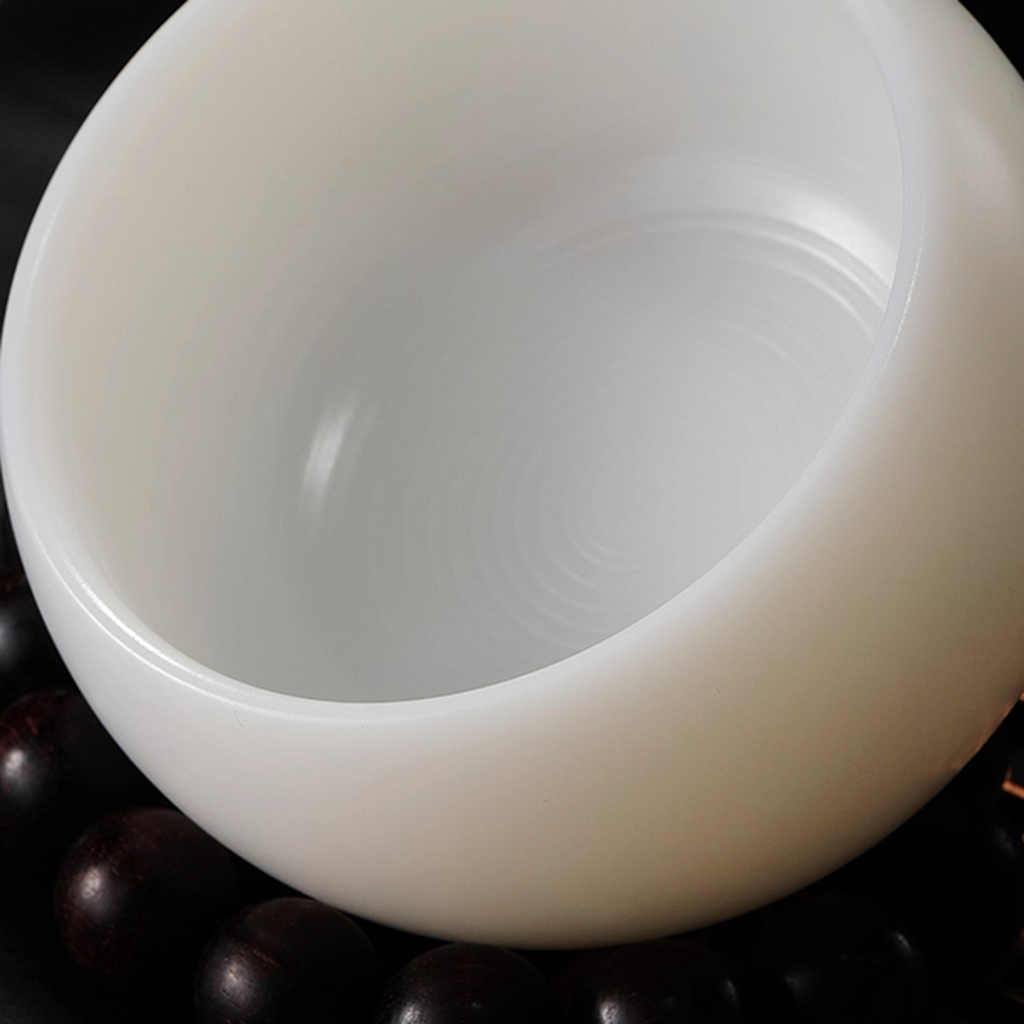 Ivory-White Glazed Artisan Teacup – Silky Smooth Finish, Cool to the Touch | Zen Ara Grove