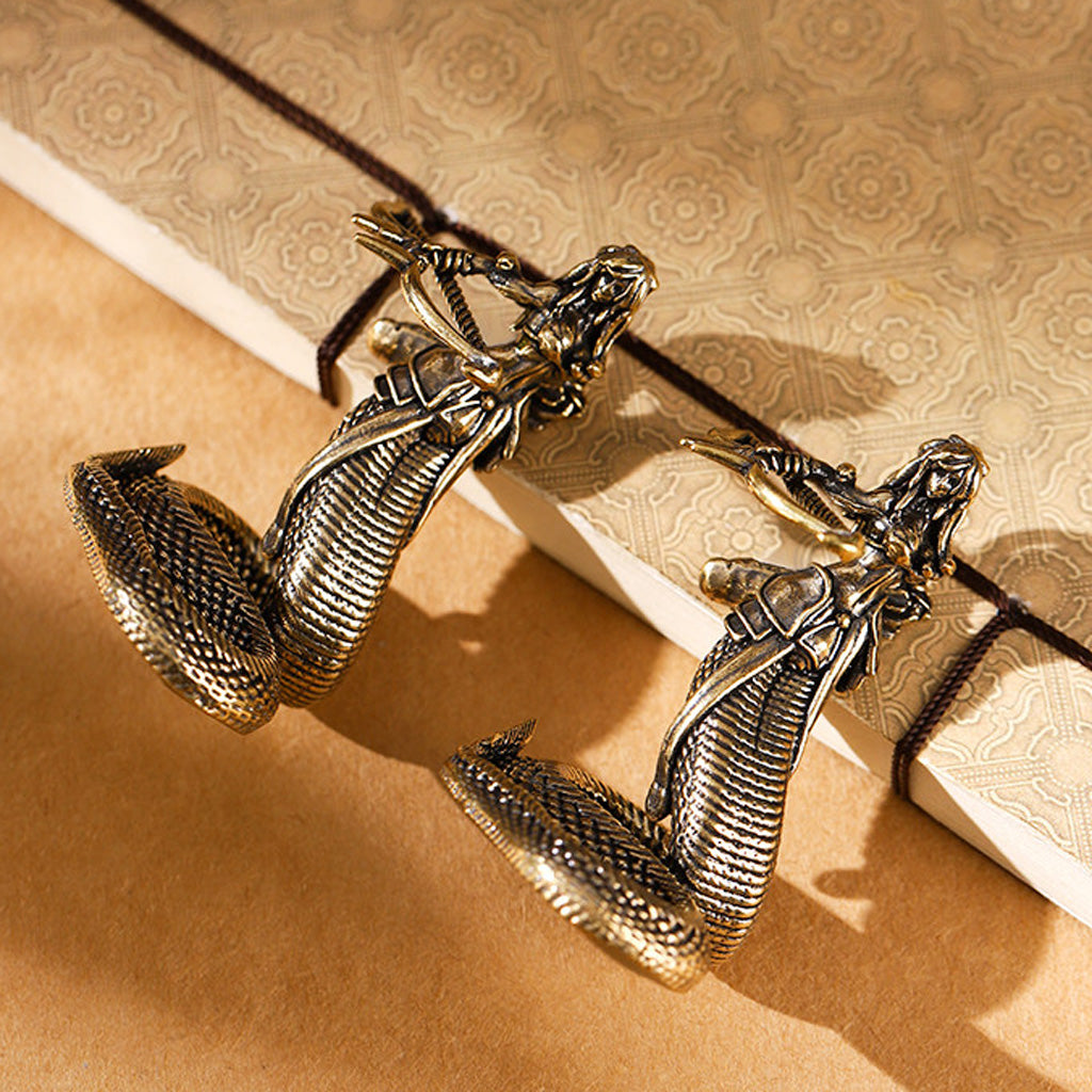 Brass Medusa Figurine – Mythical Guardian of Power and Mystery | Zen Ara Grove