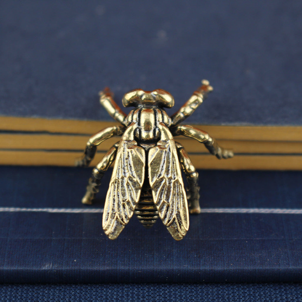Brass Insect Collection – Handcrafted Dragonfly, Cicada, Cricket, Mantis & Bee Figurines | Zen Ara Grove