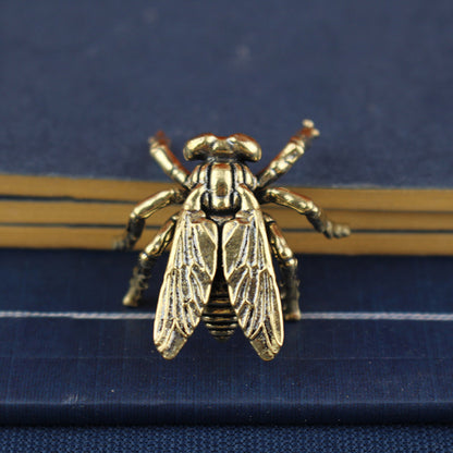 Brass Insect Collection – Handcrafted Dragonfly, Cicada, Cricket, Mantis & Bee Figurines | Zen Ara Grove