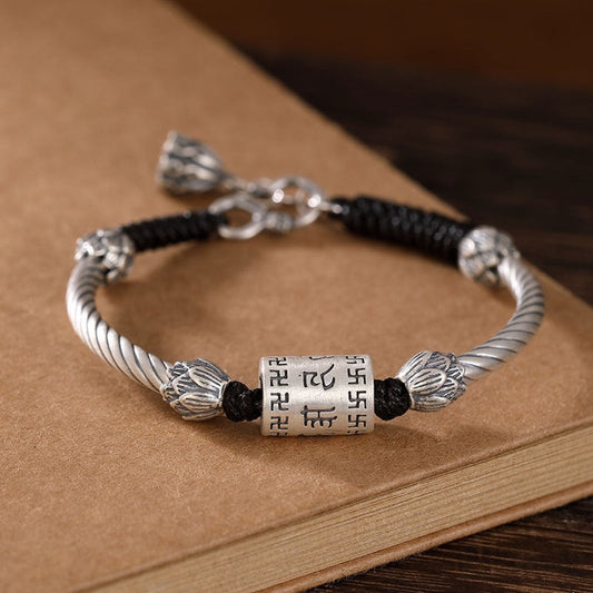 Six-Word Mantra Blessing Bead Bracelet | Zen Ara Grove