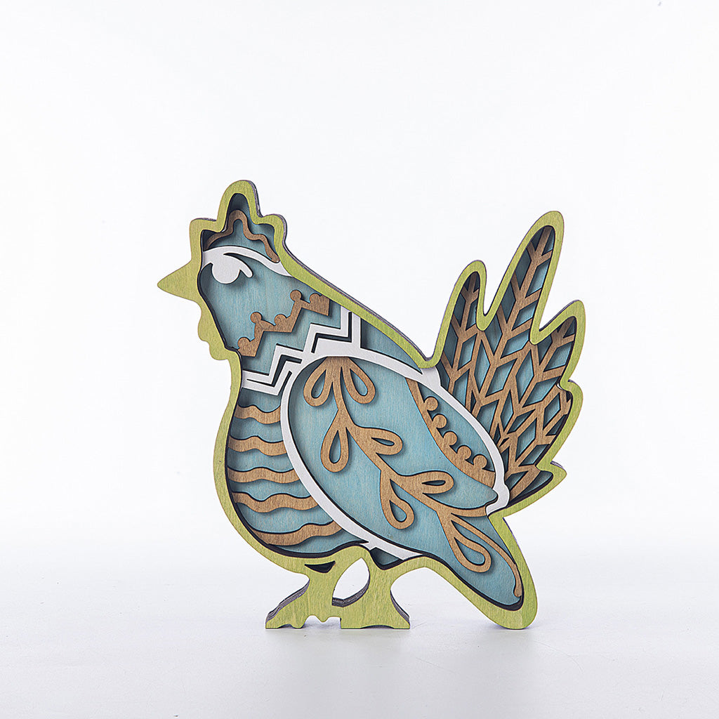 Easter Wooden LED Bunny & Chicken Décor – Symbol of Light & Hope | Zen Ara Grove