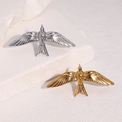 Adjustable Stainless Steel Peace Dove Ring – Symbol of Hope and Harmony | Zen Ara Grove