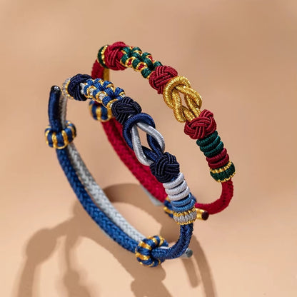 DIY Handwoven Red Cord Bracelet with Gold-Tone Fortune Bead – Make Your Own Lucky Charm | Zen Ara Grove