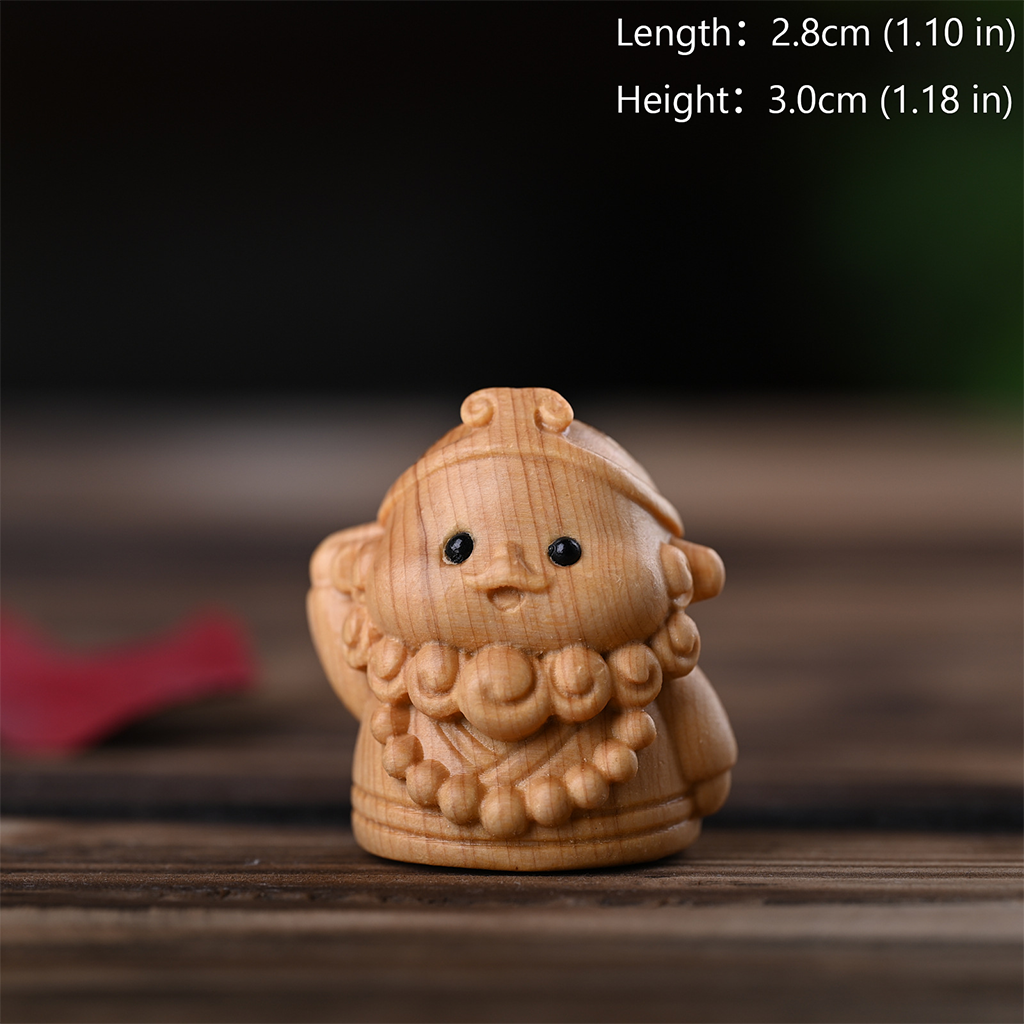 Monkey King Sun Wukong & Three Companions Cypress Wood Figurines | Zen Ara Grove