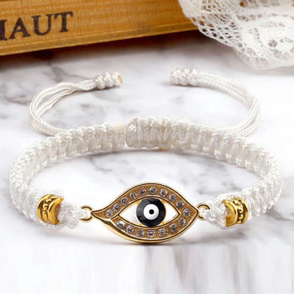 Adjustable Evil Eye Cord Bracelet – Ward Off Negativity, Invite Good Fortune | Zen Ara Grove