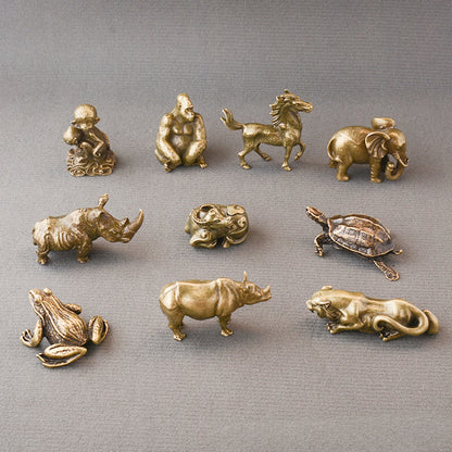 Handcrafted Metallic Wildlife Figurines – Strength, Grace, and Untamed Beauty | Zen Ara Grove