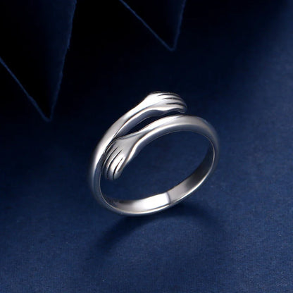 Eternal Embrace – Minimalist Zen Love Ring | Zen Ara Grove