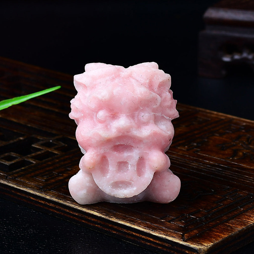 Crystal Pixiu Hand‑Carved Figurine — Meaning of Prosperity & Protection | Zen Ara Grove