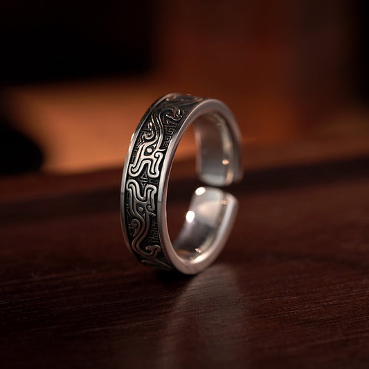 Mystic Kui Dragon Silver Ring – Embodying Heritage & Energy | Zen Ara Grove