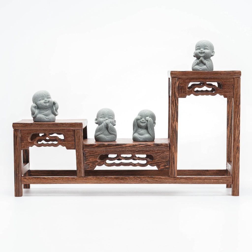 The Four Little Zen Monks | Zen Ara Grove