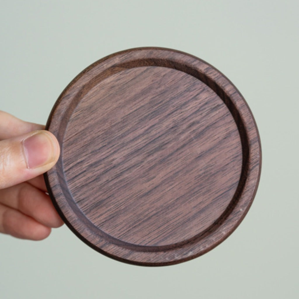 Bamboo Leaf Wood Coaster - Zen Tea Mat