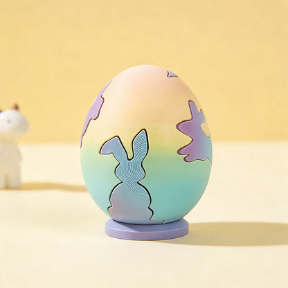 3D Printed Easter Egg Bunny Building Toy – Joy & Creativity | Zen Ara Grove