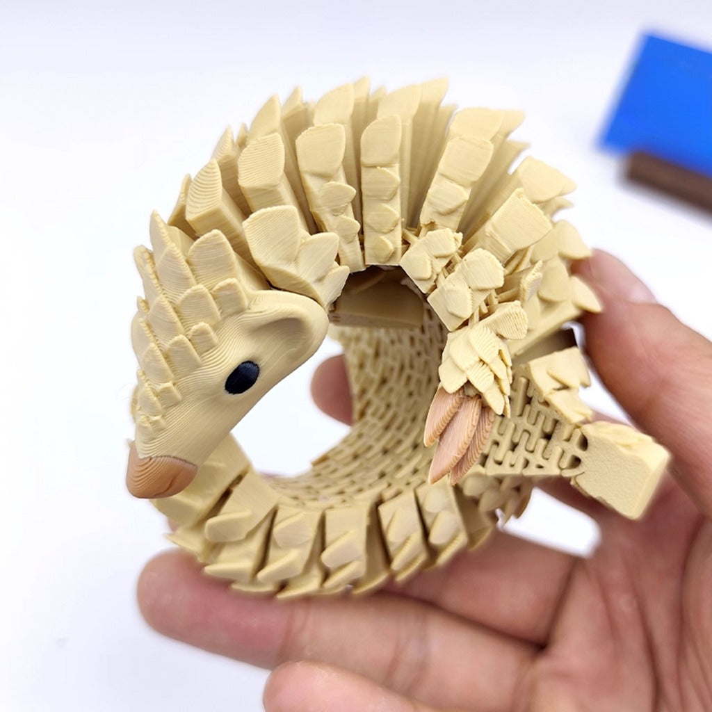 Fully Articulated Pangolin Fidget – Movable Scales, Calming Touch | Zen Ara Grove