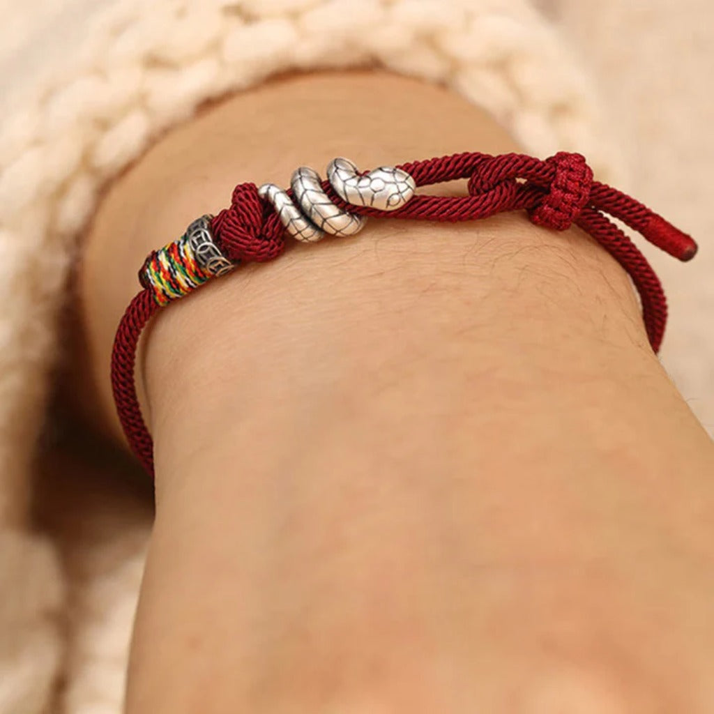 Adjustable 925 Sterling Silver Snake Bracelet – Symbol of Strength, Fortune & Protection | Zen Ara Grove