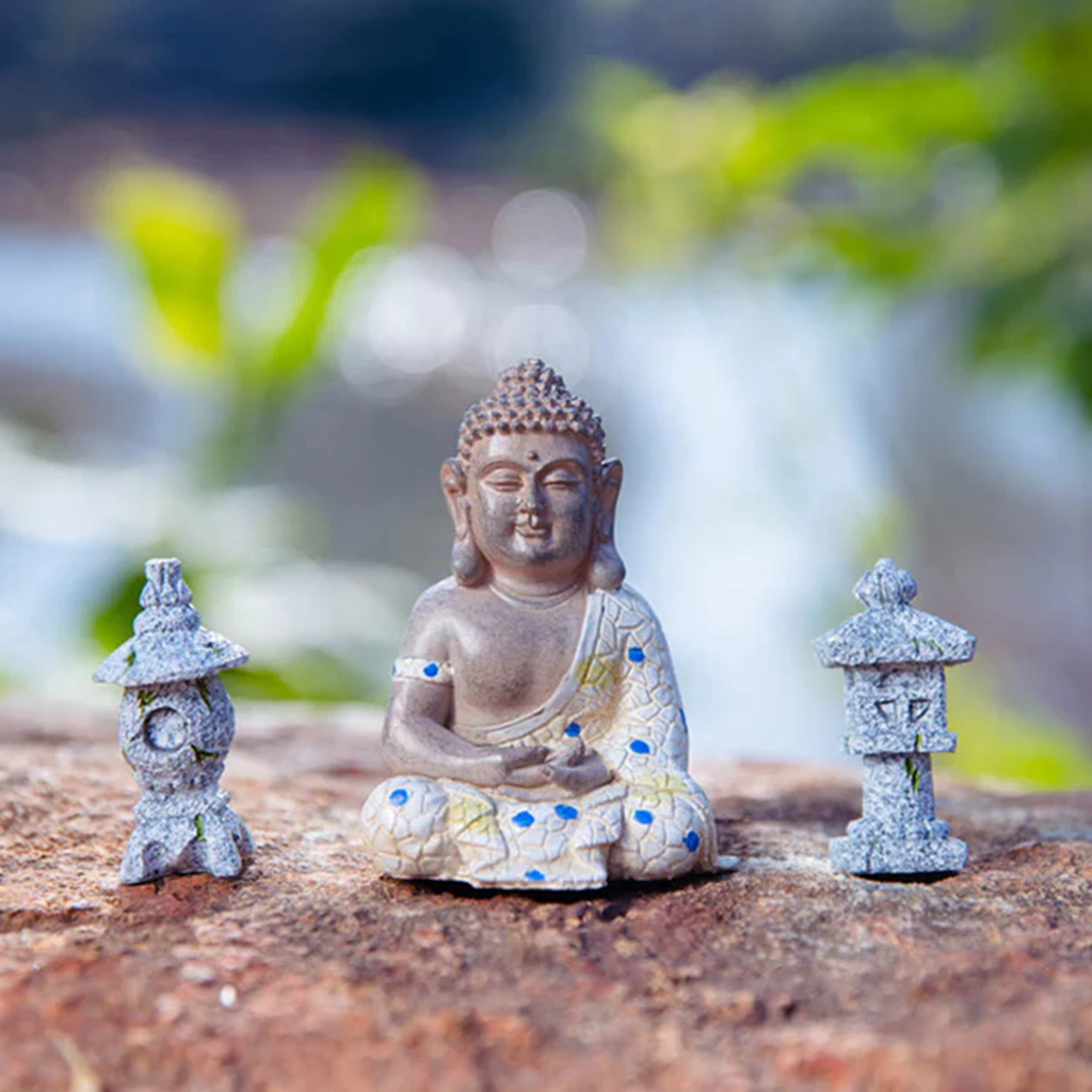 Buddha Stones Meditating Zen Buddha Serenity Resin Statue Figurine Home Decoration| Zen Ara Grove