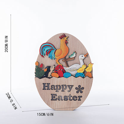 Easter Wooden LED Bunny & Chicken Décor – Symbol of Light & Hope | Zen Ara Grove