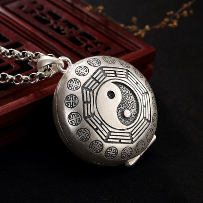 Yin Yang Hollow Amulet Pendant | Zen Ara Grove