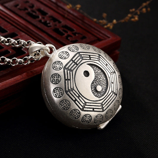 Yin Yang Hollow Amulet Pendant | Zen Ara Grove