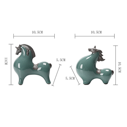 Tang Dynasty Ceramic Horse Figurine | Zen Ara Grove