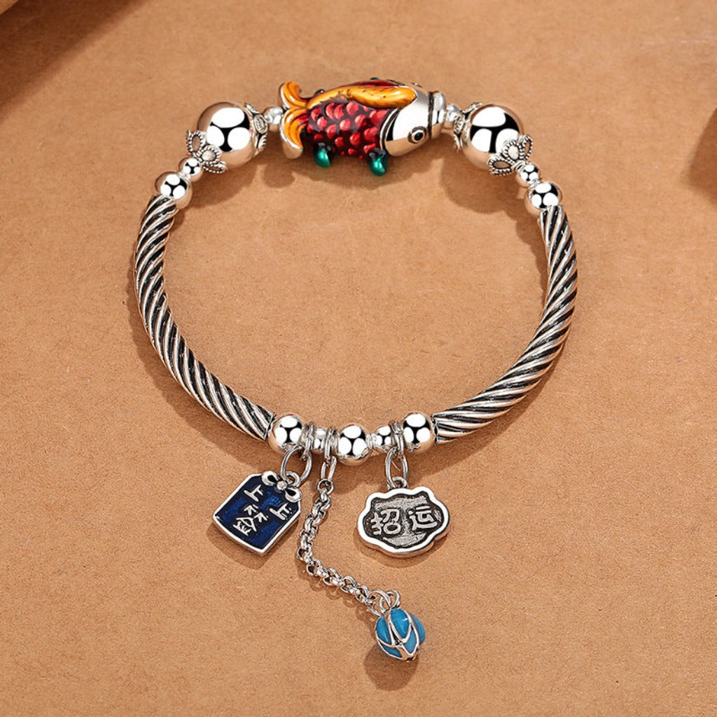 Lucky Koi Charm Bracelet – Joy and Prosperity Always | Zen Ara Grove