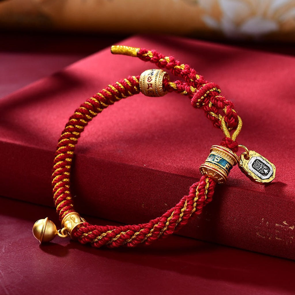 Himalayan Blessing Bracelet – Handwoven Threads of Peace | Zen Ara Grove