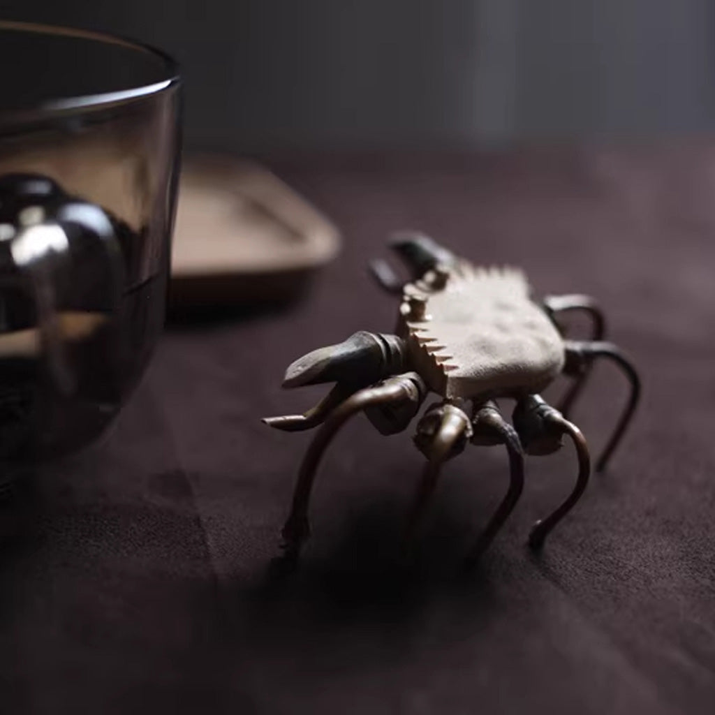 Handcrafted Bamboo Crab Sculpture – Eco-Friendly Symbol of Strength | Zen Ara Grove