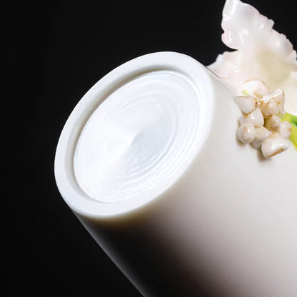 Limited Time Offer · Handcrafted Heritage Porcelain Cup – Iris Blossoms Growing from the Surface | Zen Ara Grove