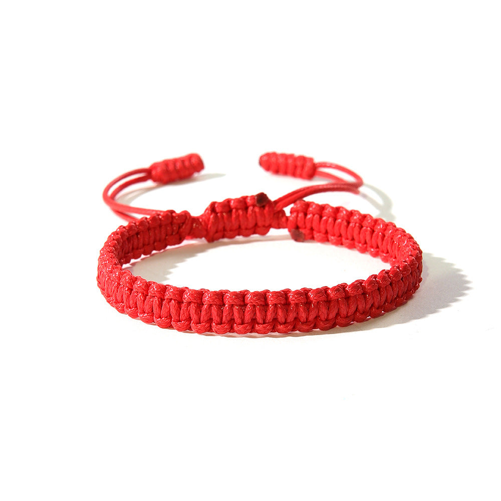 Zen Minimalist Handwoven Lucky Red String Bracelet | Zen Ara Grove