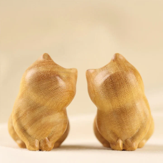 Small Cat Sandalwood Protection Home Decoration(Random Type) | Zen Ara Grove