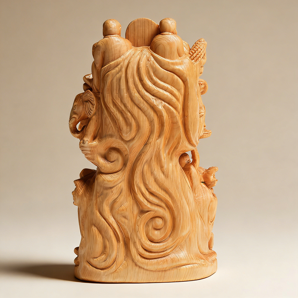 Handcrafted Eighteen Arhats Dragon and Tiger Taming Buddha Figurine – Strength & Protection | Zen Ara Grove